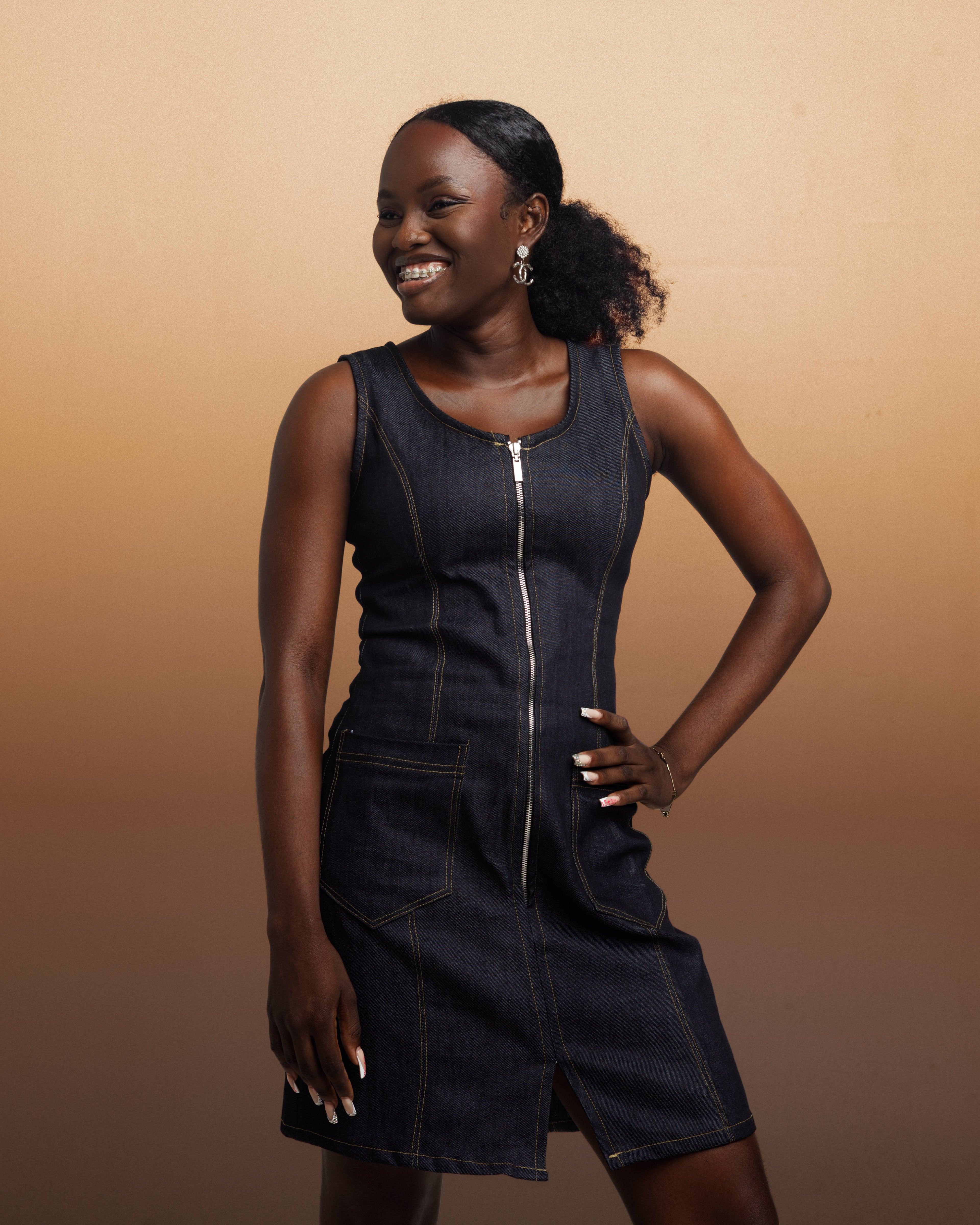 Awura  Denim  Dresses